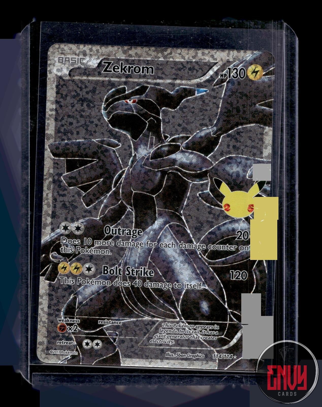 Zekrom NM 114/114 Celebrations: Classic Collection Pokemon Holo