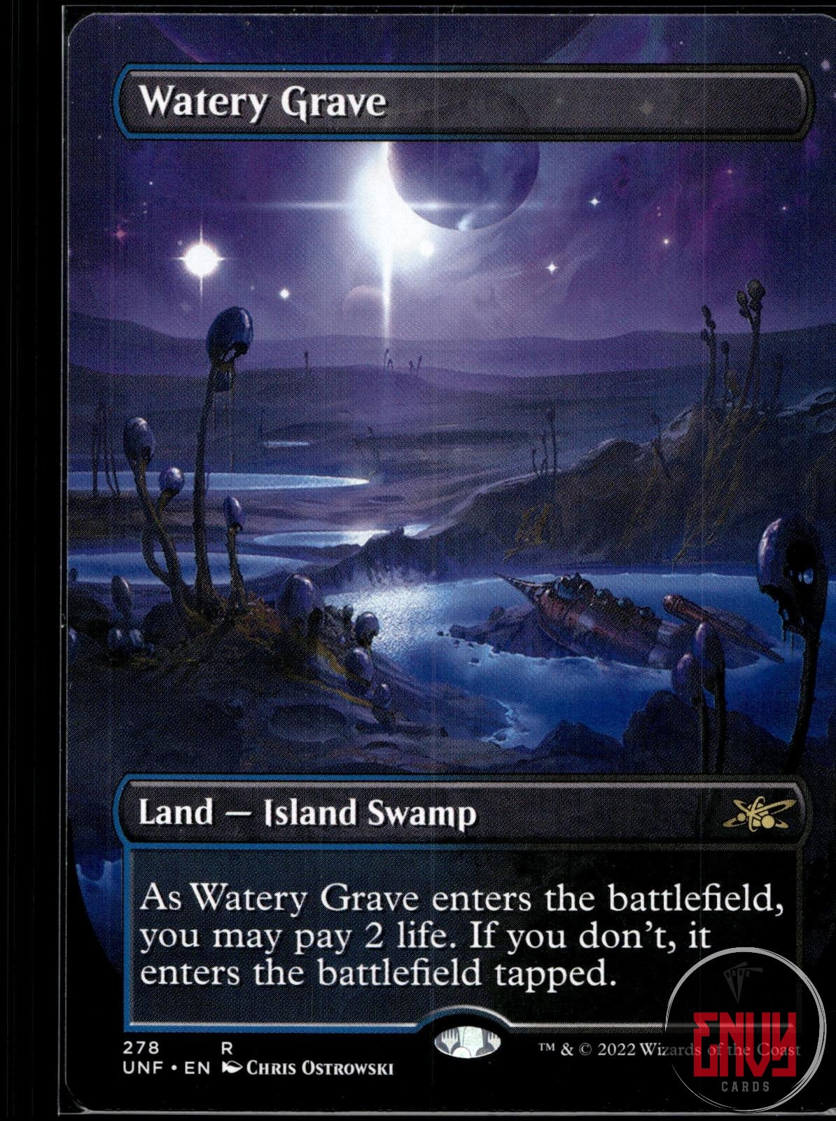 Watery Grave (Borderless) Near Mint 278 Rare Unfinity