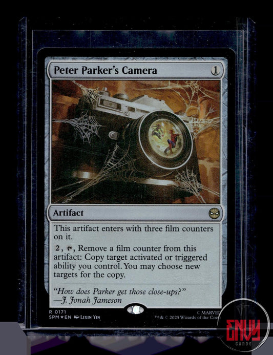 Peter Parker's Camera Lightly Played 171 Rare Marvel's Spider-Man Foil