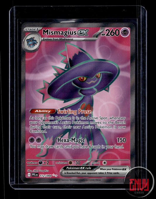 Mismagius ex Near Mint 112/094 Ultra Rare Phantasmal Flames Pokemon