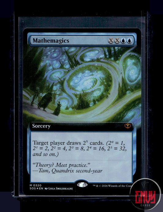Mathemagics (Extended Art) Lightly Played 320 Mythic Secrets of Strixhaven Foil