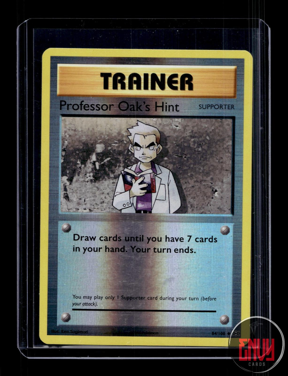 Professor Oak's Hint Near Mint 84/108 Uncommon Evolutions Pokemon Reverse Holo