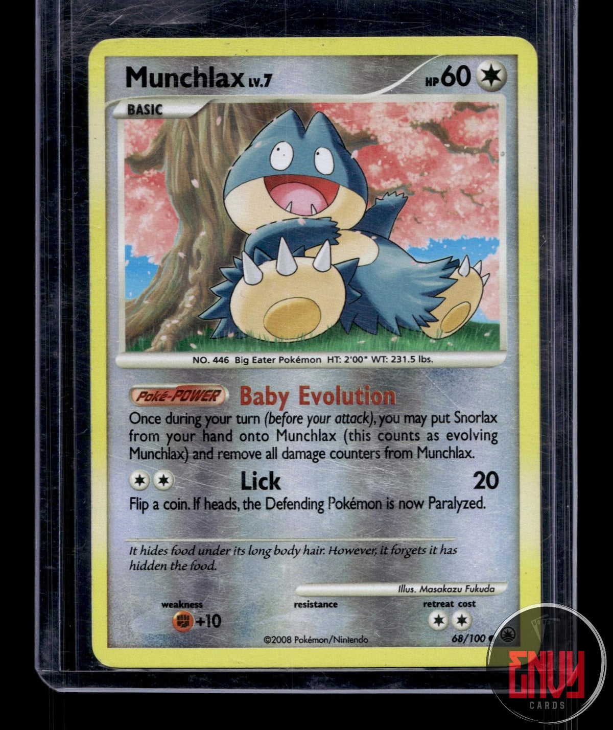 Munchlax MP 68/100 C Majestic Dawn Pokemon Reverse Holo