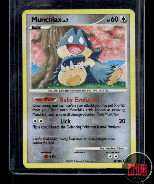 Munchlax MP 68/100 C Majestic Dawn Pokemon Reverse Holo