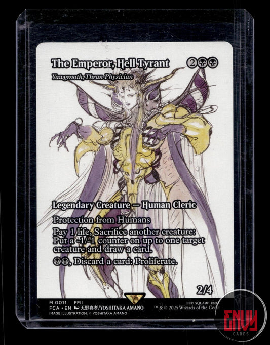 The Emperor, Hell Tyrant - Yawgmoth, Thran Physician (Showcase) LP 11 FIC