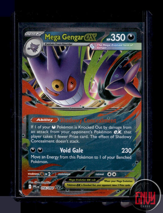 Mega Gengar ex Near Mint 056/094 Double Rare Phantasmal Flames Pokemon