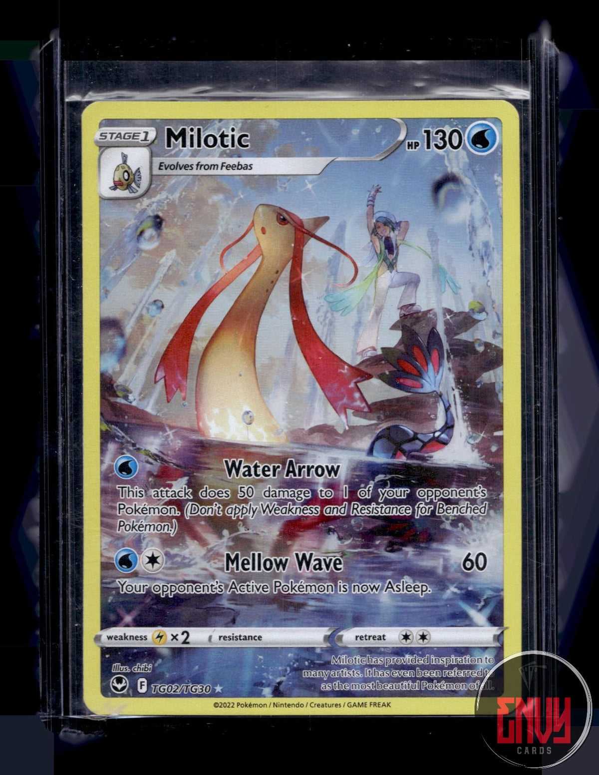 Milotic LP TG02/TG30 Silver Tempest Trainer Gallery Pokemon Holo