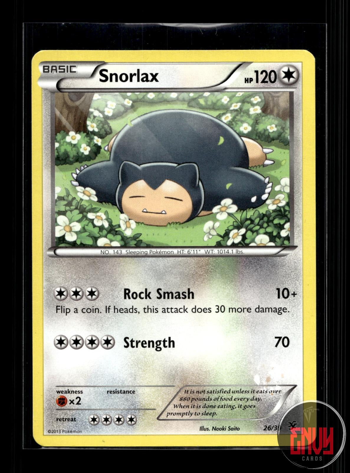 Snorlax LP 26/39 Kalos Starter Set Pokemon