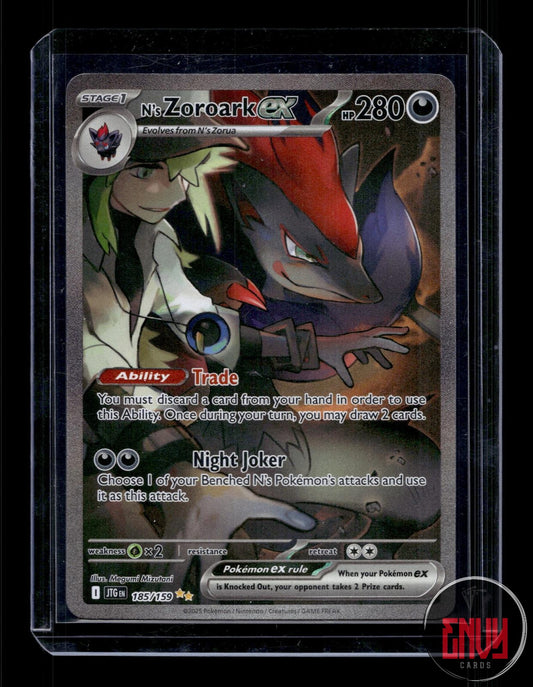N's Zoroark ex NM 185/159 Journey Together Pokemon Holo