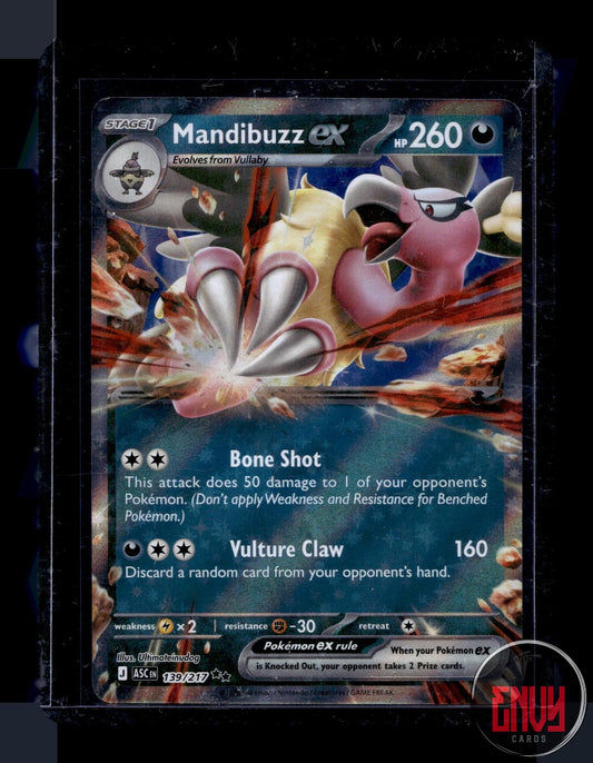 Mandibuzz ex Near Mint 139/217 Double Rare Ascended Heroes Pokemon