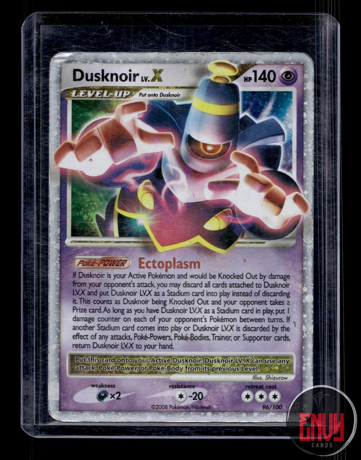 Dusknoir LV.X DMG 96/100 LV.X Stormfront Pokemon Holo