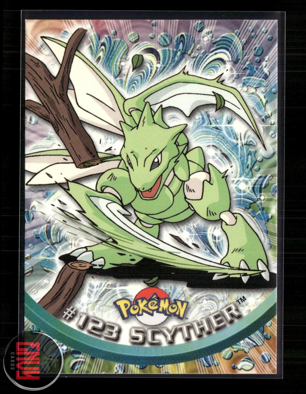 Scyther LP #123 Topps Trading Cards Series 3 Pokemon