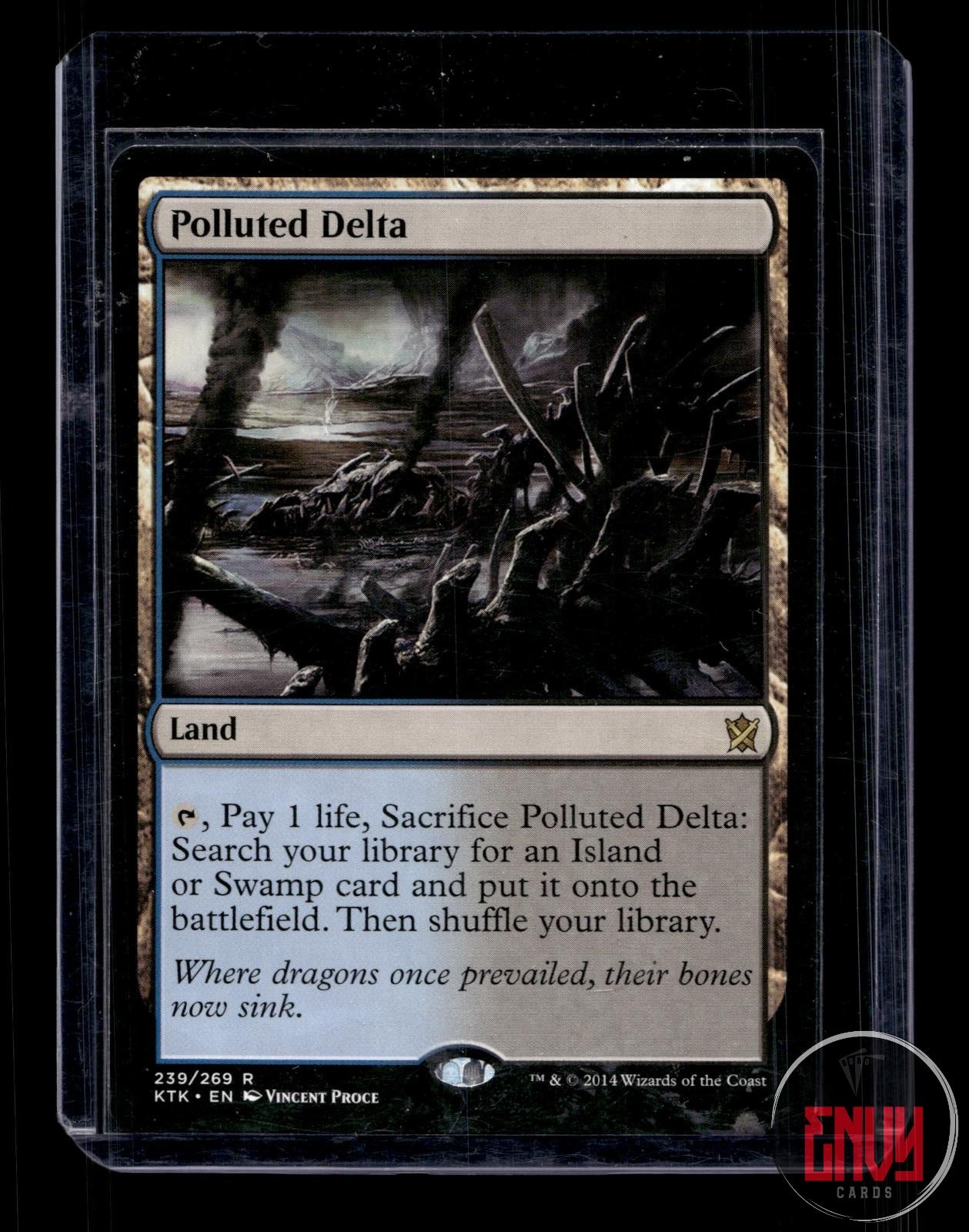 Polluted Delta Near Mint 239 Rare Khans of Tarkir Magic: The Gathering