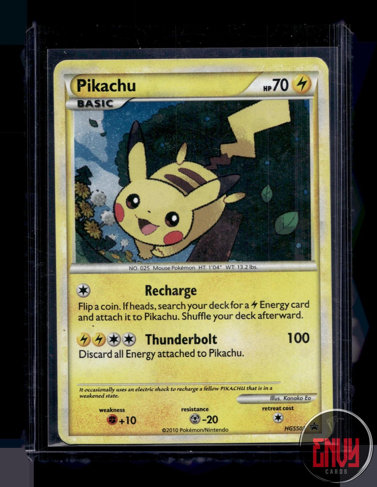 Pikachu Heavily Played HGSS03 Promo HGSS Black Star Promos Pokemon