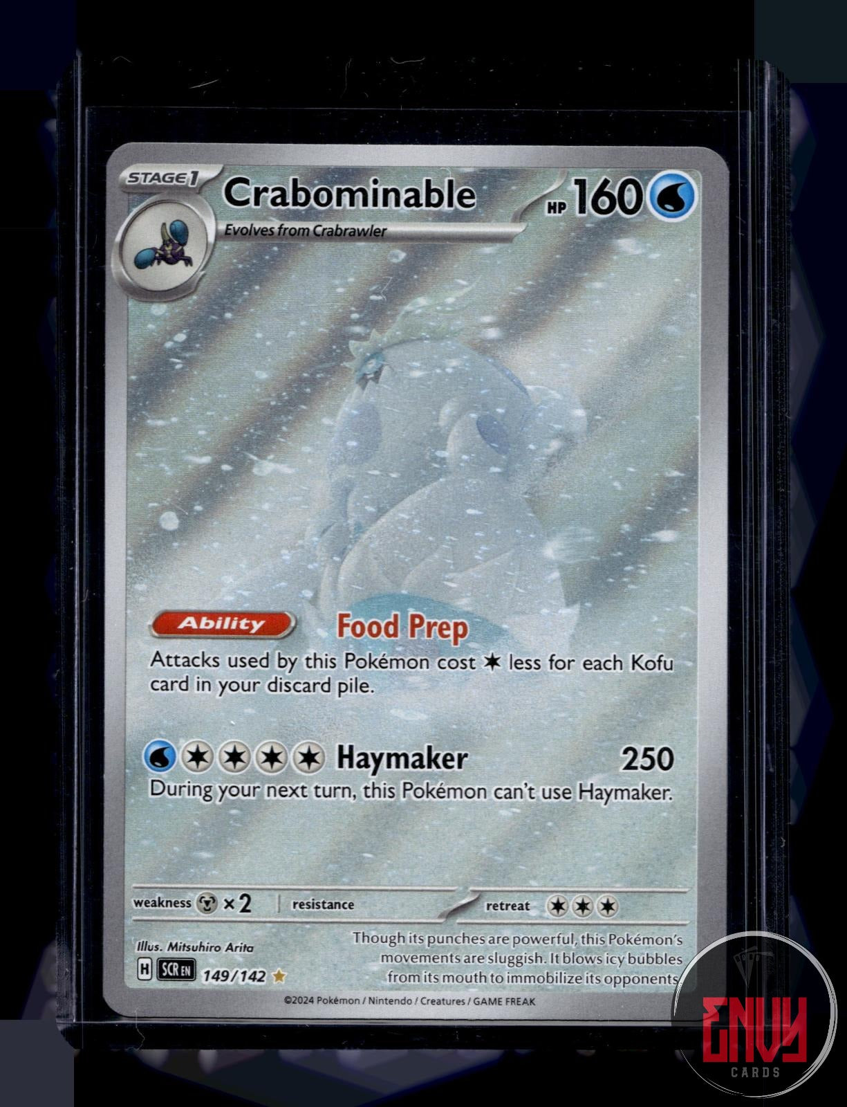 Crabominable Near Mint 149/142 Illustration Rare Stellar Crown Pokemon