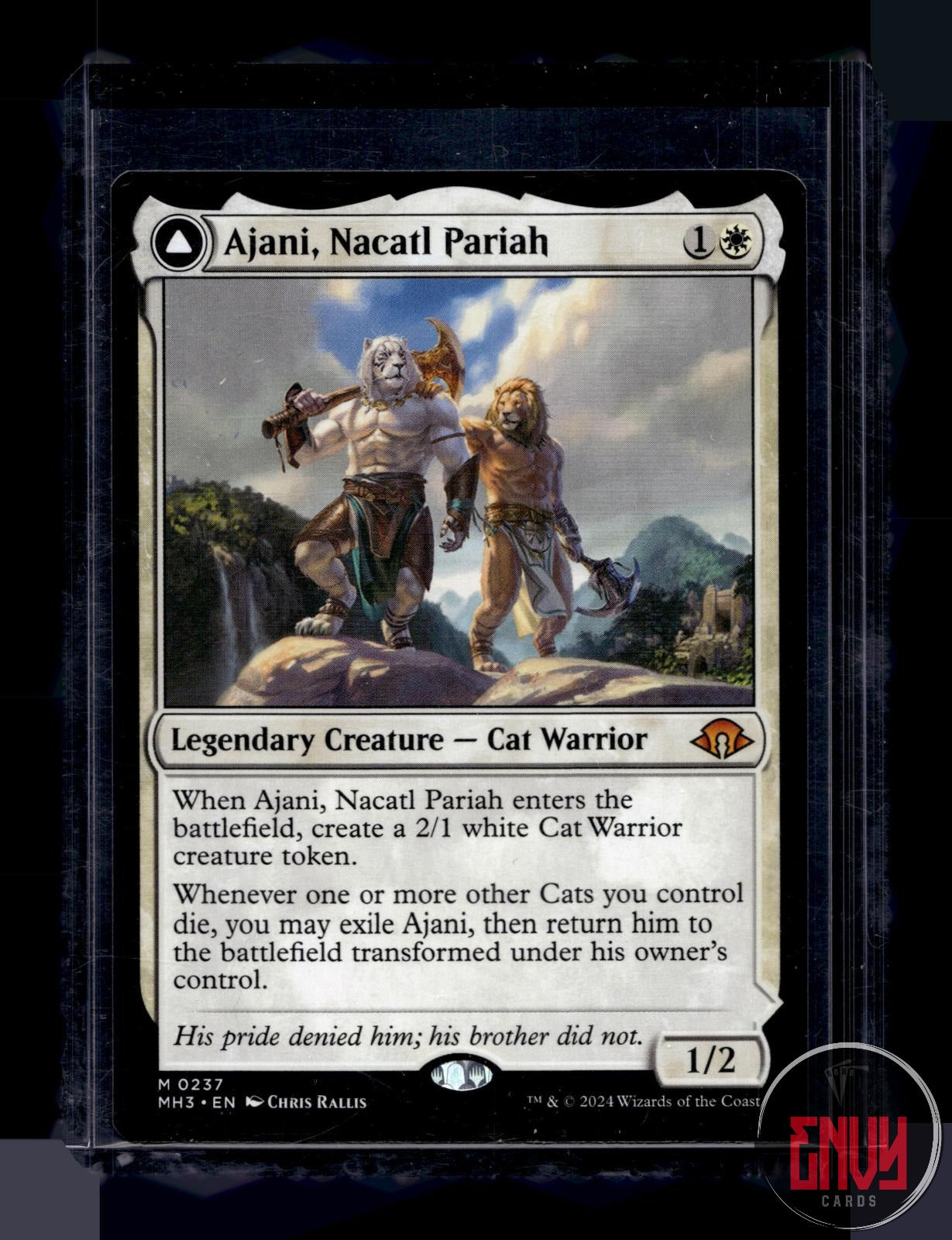 Ajani, Nacatl Pariah LP 237 Mythic Modern Horizons 3 Magic: The Gathering
