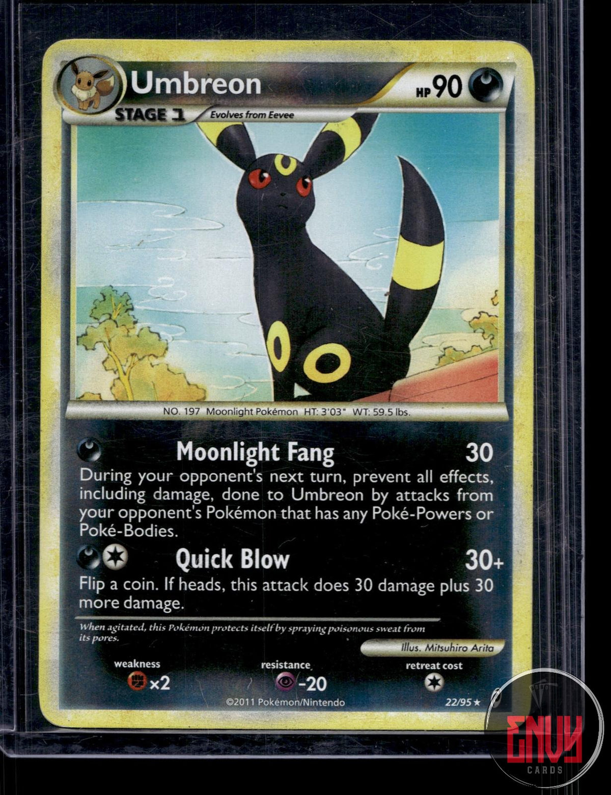 Umbreon MP 22/95 R Call of Legends Pokemon Holo