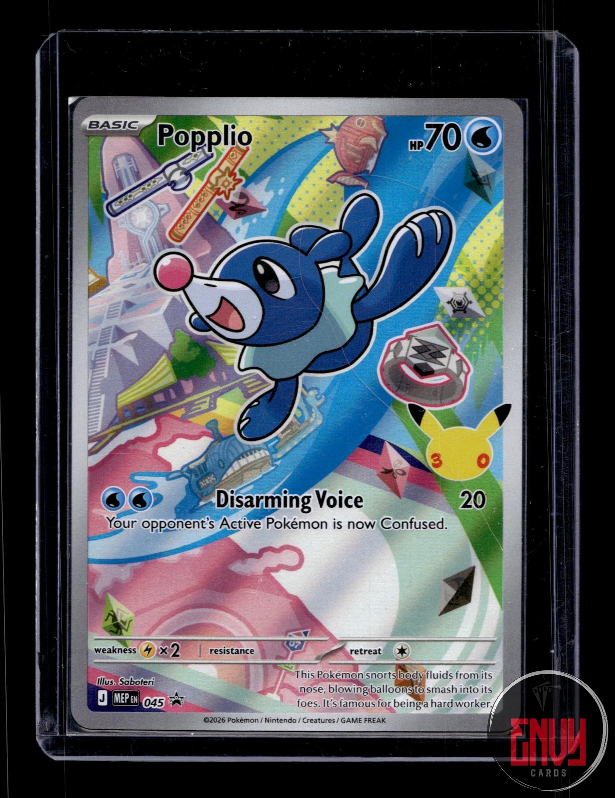 Popplio Near Mint 045 Promo ME: Mega Evolution Promo Pokemon