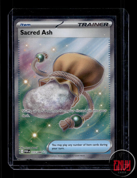 Sacred Ash Near Mint 115/088 Ultra Rare Perfect Order Pokemon