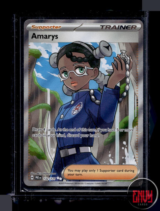 Amarys Near Mint 132/131 Ultra Rare Prismatic Evolutions Pokemon