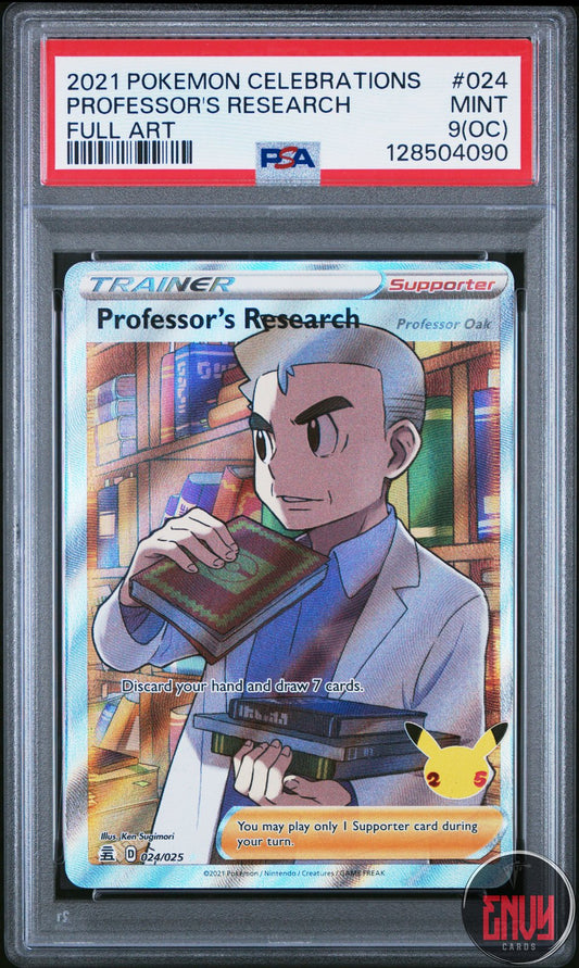 Professor's Research 024 Celebrations Pokemon PSA 9