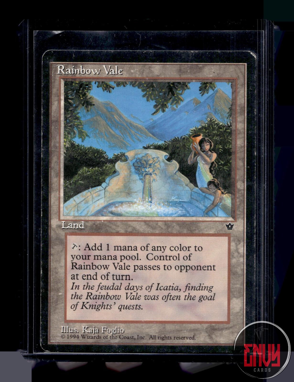 Rainbow Vale Heavily Played Rare Fallen Empires Magic: The Gathering