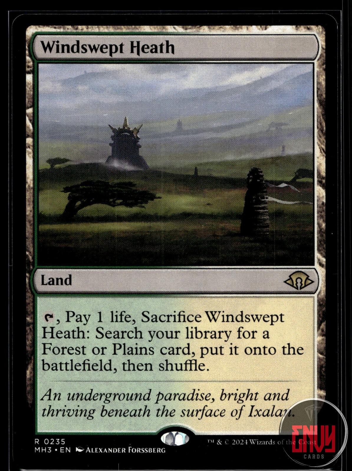 Windswept Heath Near Mint 235 Rare Modern Horizons 3