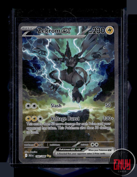Zekrom ex NM 166/086 SIR Black Bolt Pokemon Holo