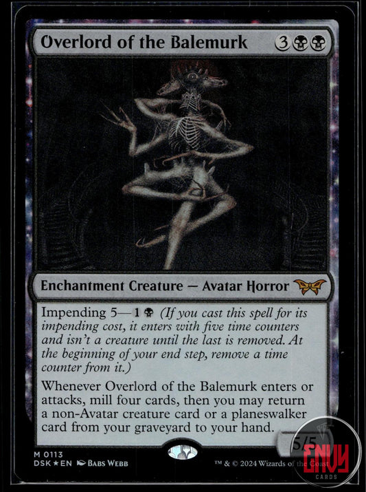 Overlord of the Balemurk Near Mint 113 Mythic Duskmourn: House of Horror Foil