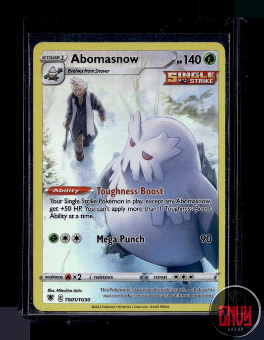 Abomasnow LP TG01/TG30 Astral Radiance Trainer Gallery Pokemon