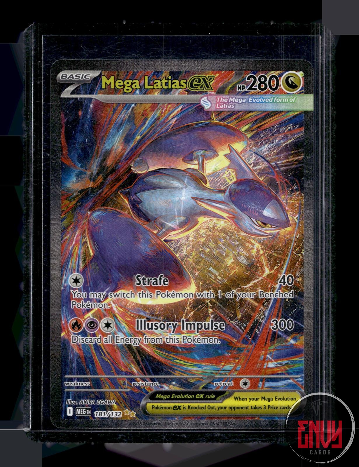 Mega Latias ex NM 181/132 Special Illustration Rare Mega Evolution Pokemon Holo
