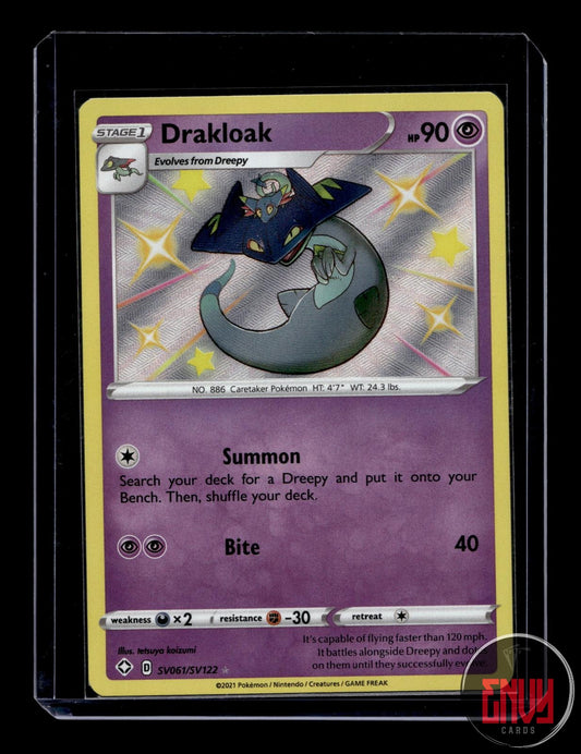 Drakloak Near Mint SV061/SV122 Shiny Rare Shining Fates Shiny Vault Pokemon