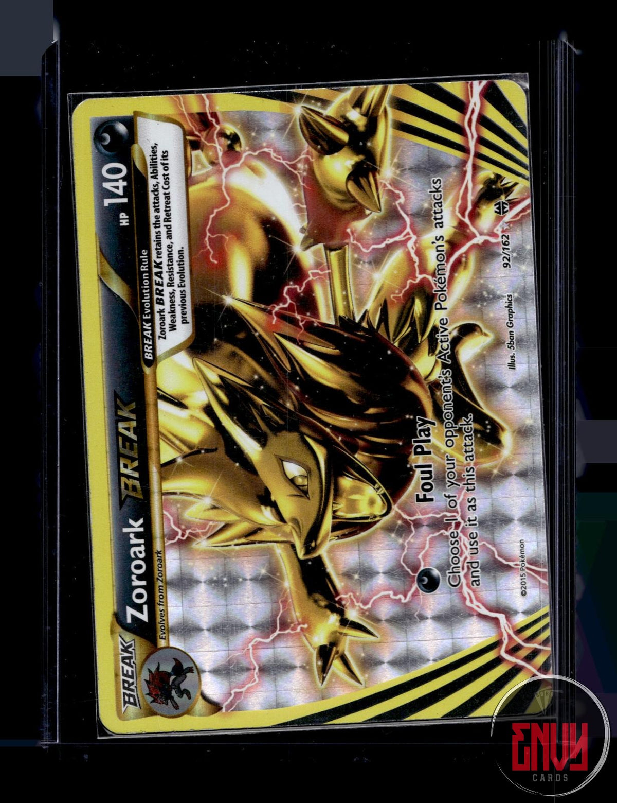 Zoroark BREAK MP 92/162 BREAK BREAKthrough Pokemon Holo