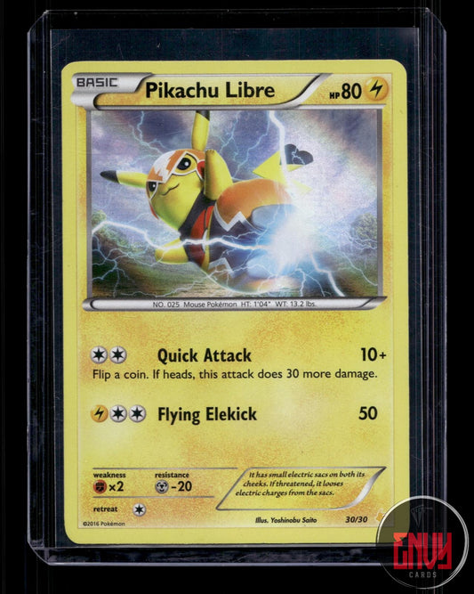 Pikachu Libre (30 LP 30/30 XY Trainer Kit: Pikachu Libre & Suicune Pokemon Holo