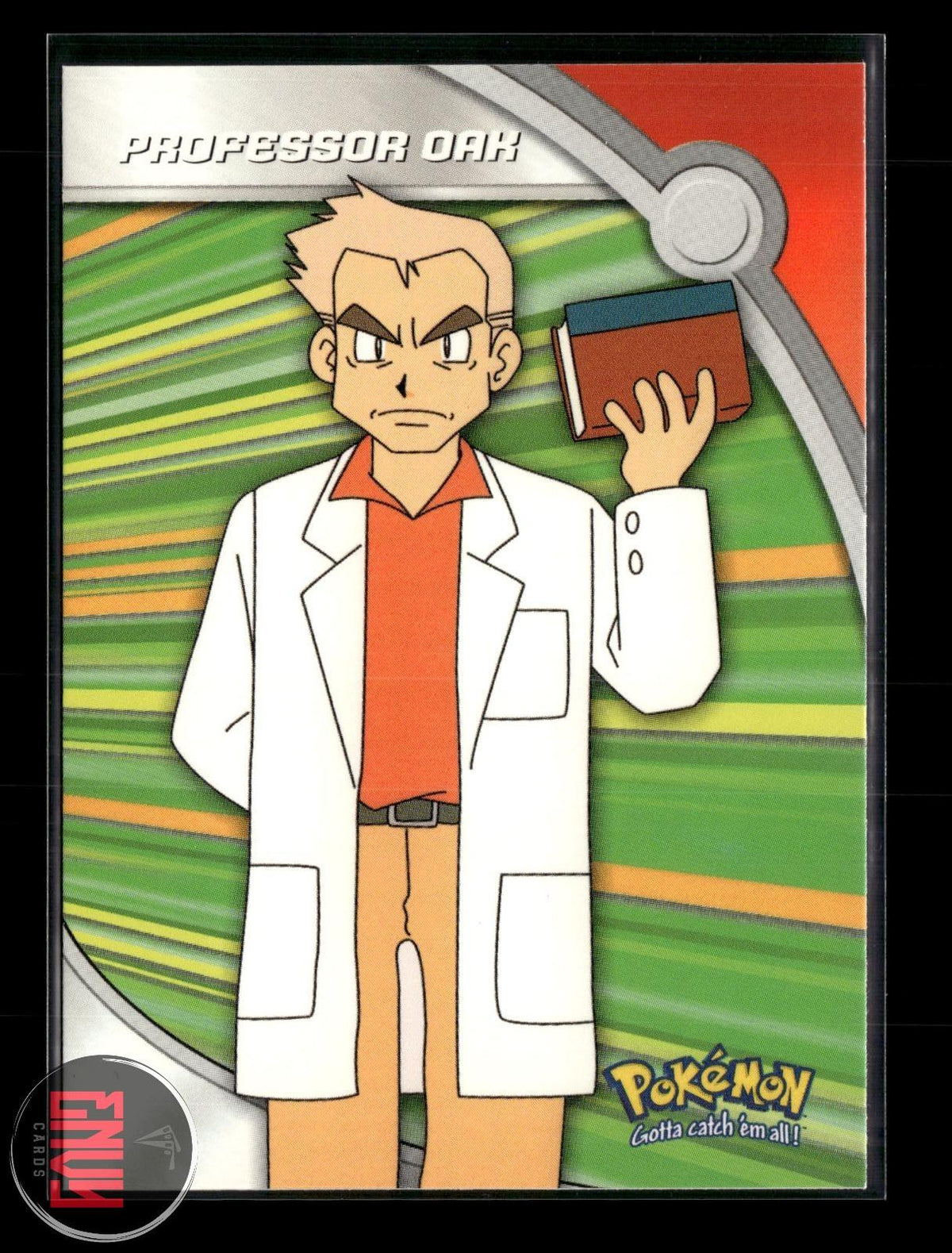 Professor Oak LP #33 Topps Johto Trading Cards Series 3 Pokemon