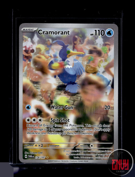 Cramorant Near Mint 176/167 Illustration Rare Twilight Masquerade Pokemon