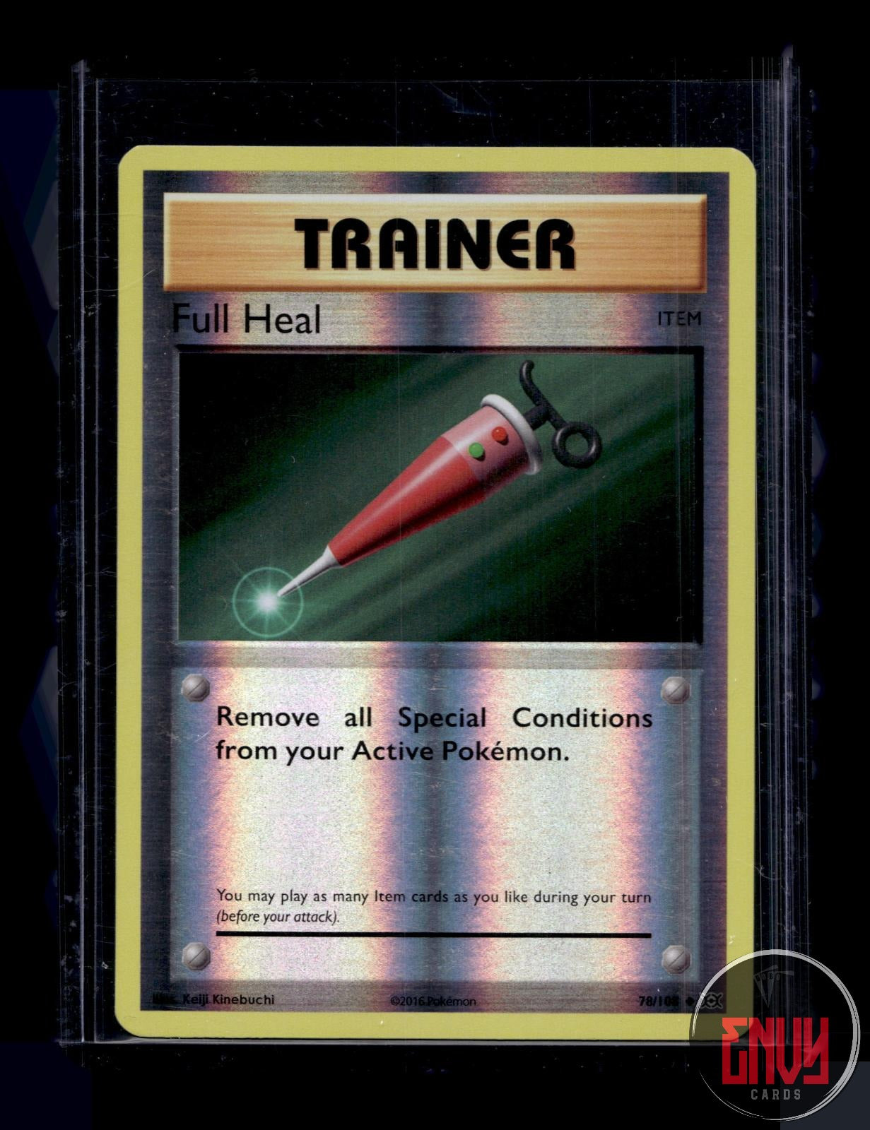 Full Heal Near Mint 78/108 Uncommon Evolutions Pokemon Reverse Holo