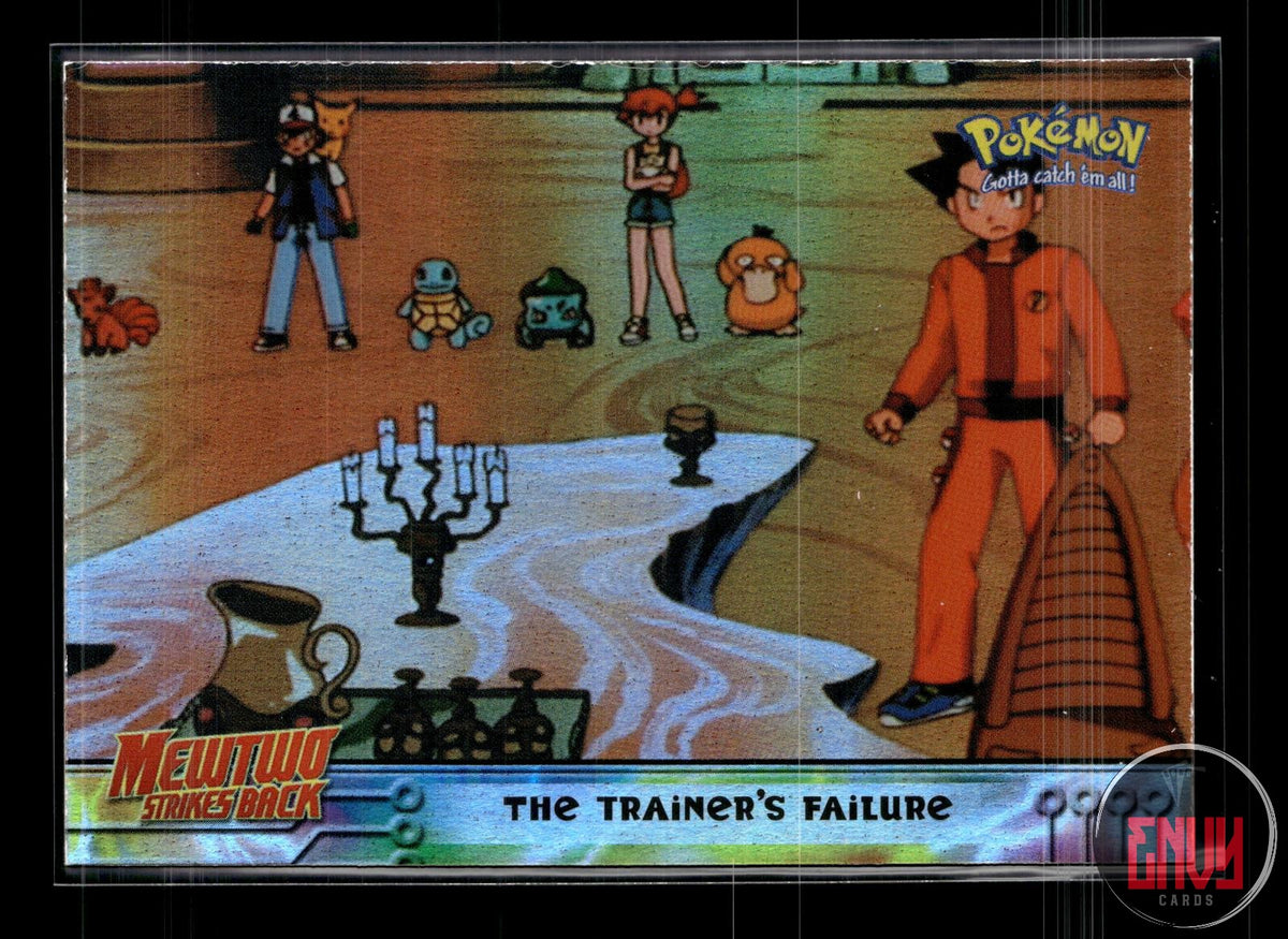 The Trainer's Failure LP #22 Topps The First Movie Trading Cards Pokemon FOIL