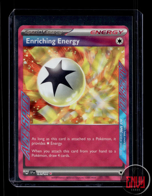 Enriching Energy Near Mint 191/191 ACE SPEC Rare Surging Sparks Pokemon