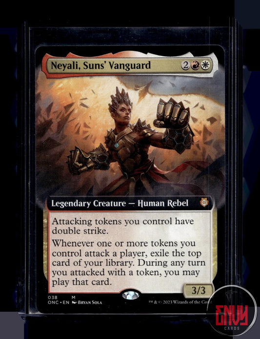Neyali, Suns' Vanguard (Extended Art) NM 38 Commander: Phyrexia: All Will Be One