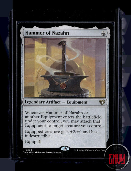 Hammer of Nazahn Near Mint 388 Rare Commander Masters Magic: The Gathering