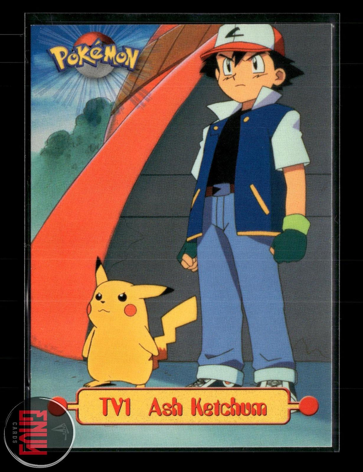 Ash Ketchum LP #77 Topps Trading Cards Series 1 Pokemon