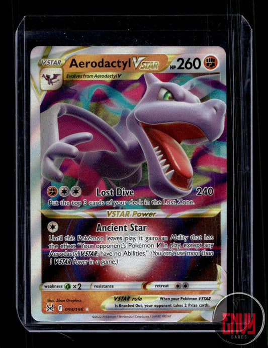 Aerodactyl VSTAR Near Mint 093/196 VSTAR Rare Lost Origin Pokemon Holo
