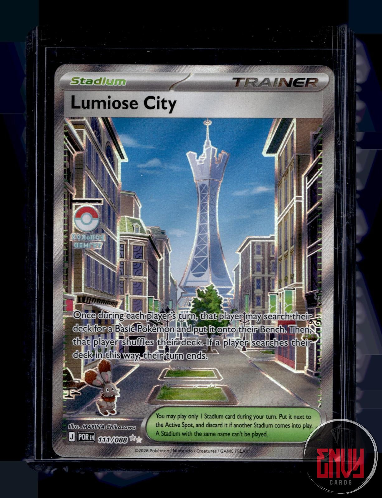 Lumiose City Near Mint 111/088 Ultra Rare Perfect Order Pokemon