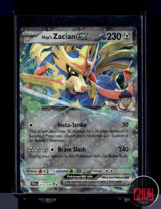 Hop's Zacian ex Near Mint 111/159 Double Rare Journey Together Pokemon