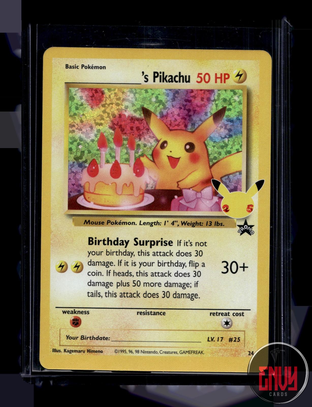 _____'s Pikachu LP 24 Celebrations: Classic Collection Pokemon Holo