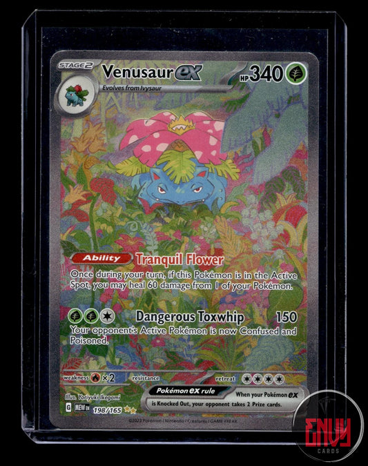 Venusaur ex Near Mint 198/165 Special Illustration Rare 151 Pokemon