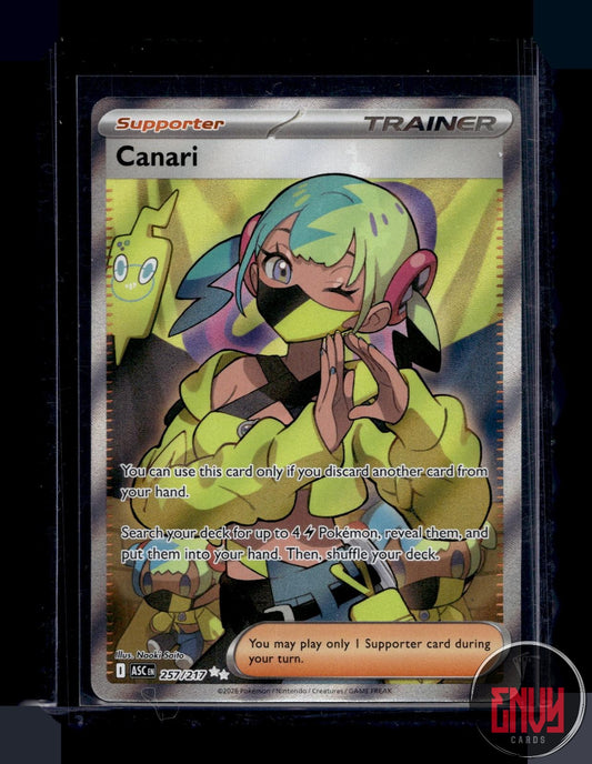 Canari Near Mint 257/217 Ultra Rare Ascended Heroes Pokemon
