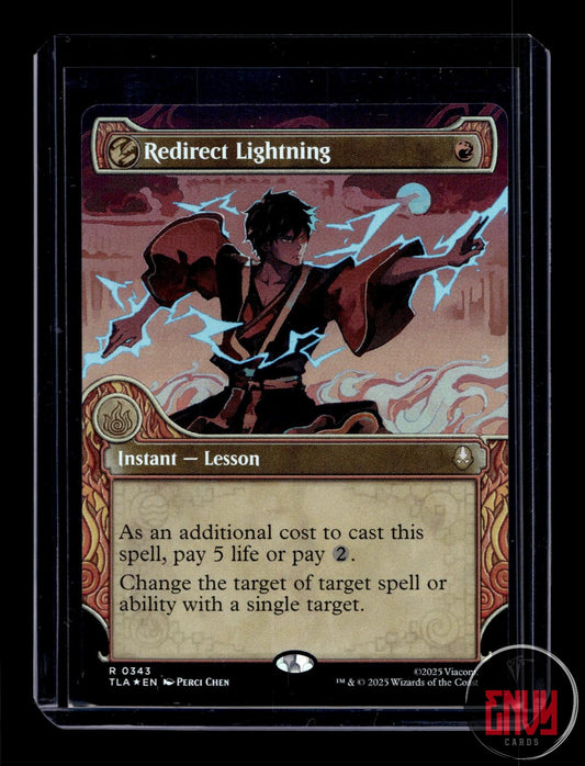 Redirect Lightning (Showcase) LP 343 Rare Avatar: The Last Airbender Foil