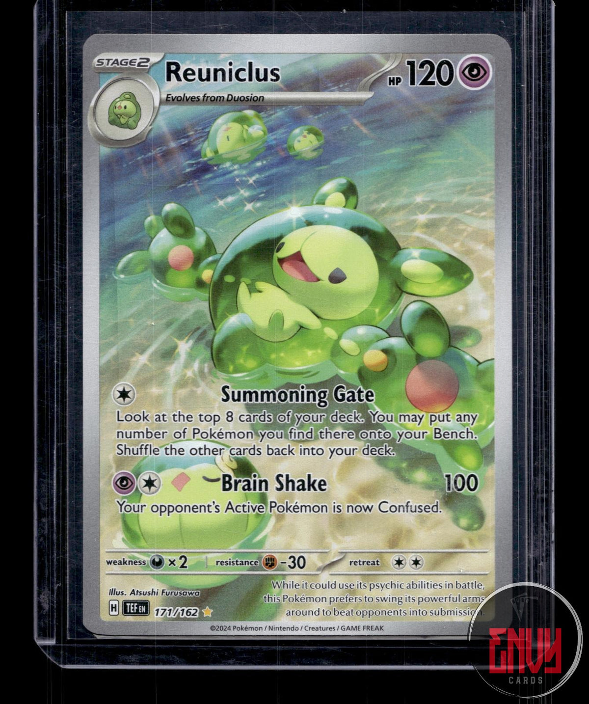 Reuniclus NM 171/162 IR Temporal Forces Pokemon Holo